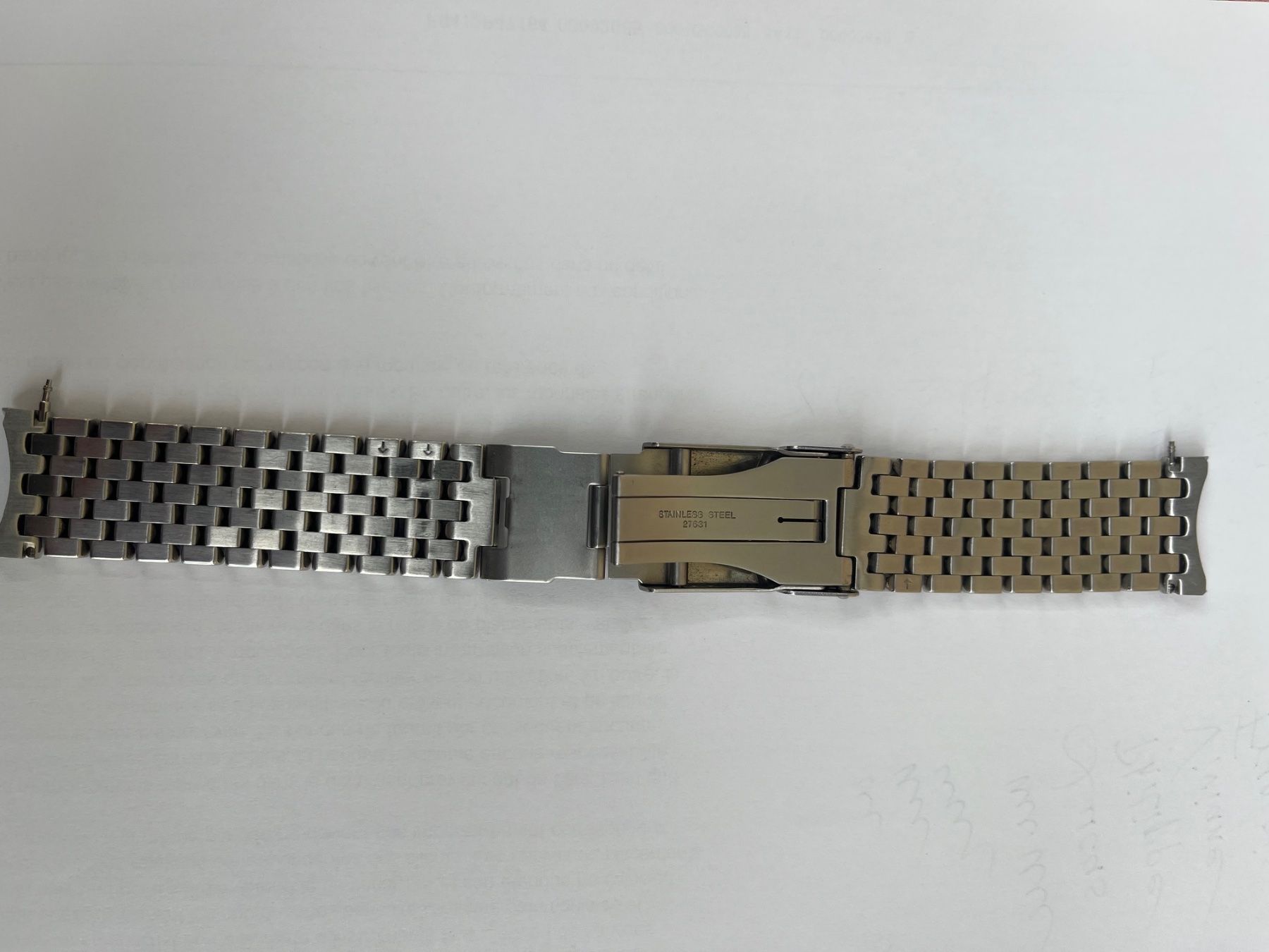 Bracelet De Montre Cuir Et Acier – 14 Mm – Pour Montre Ancienne Vintage – N°280