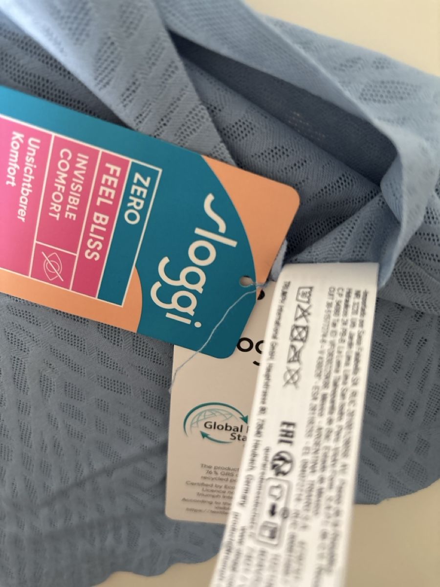 Sloggi Altra biancheria intima: Sloggi Zero Feel Bliss Top Hellblau, Neu mit Etikett! – Nuovo e nell'imballaggio originale da Jona venduto da cosa03 3
