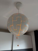 Deckenleuchte Kugel verstellbar weiss goldfarben DM ca.30 cm