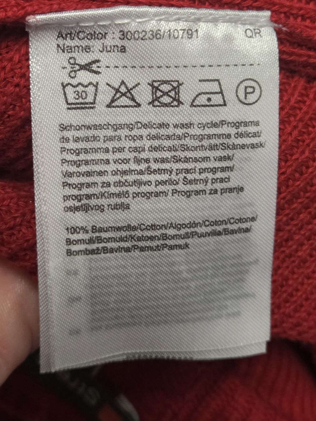 Pulls & Sweat-shirts: Street One Roter Strickpullover mit V-Ausschnitt Gr.38 – D'occasion à Subingen par DENDLE20 3