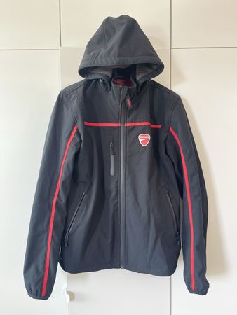 Ducati by Spidi Herren Jacke L mit Kapuze – Schwarz/Rot