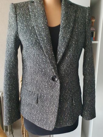 Dorothee Schumacher Blazer, Gr. 36, schwarz-weiss