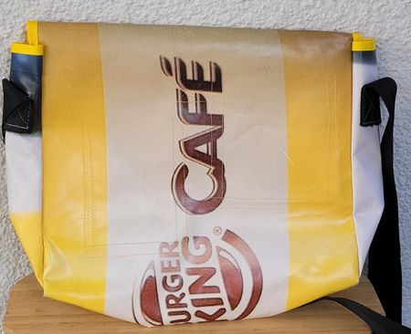 🧡💛 Von 2012 Original Blachentasche "BURGER KING CAFÉ" 