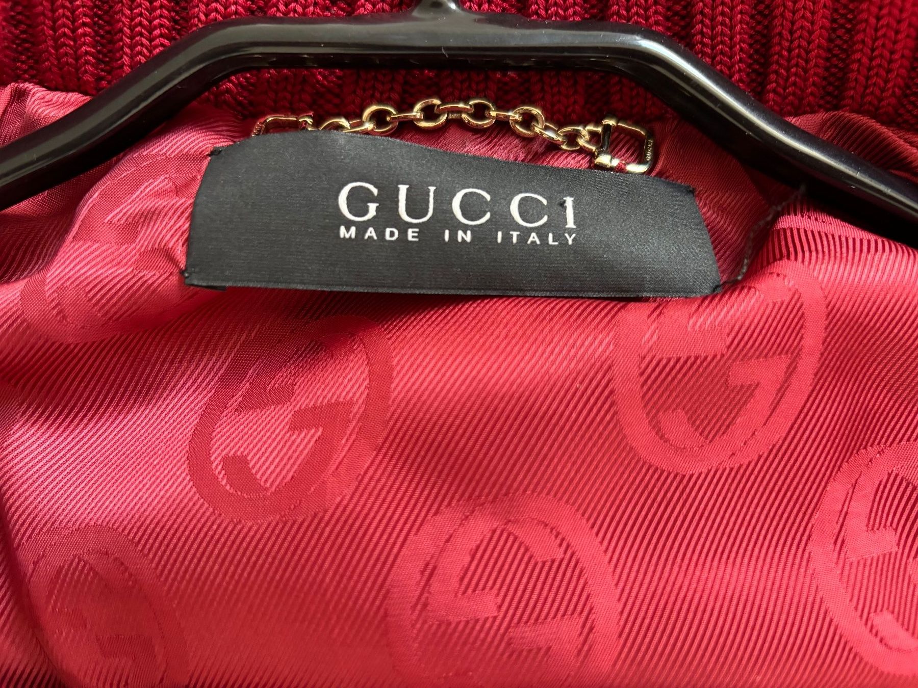 Gucci Giacche: Gucci Ledejacke /Bomberjacke rot  34 – Usato da Herrliberg venduto da mayfi 8