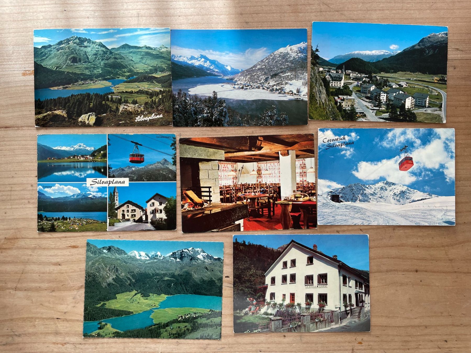 Cartoline postali: AK GR 8 Ansichtskarten von Silvaplana (Engadin) – Usato da Thal venduto da Danny82