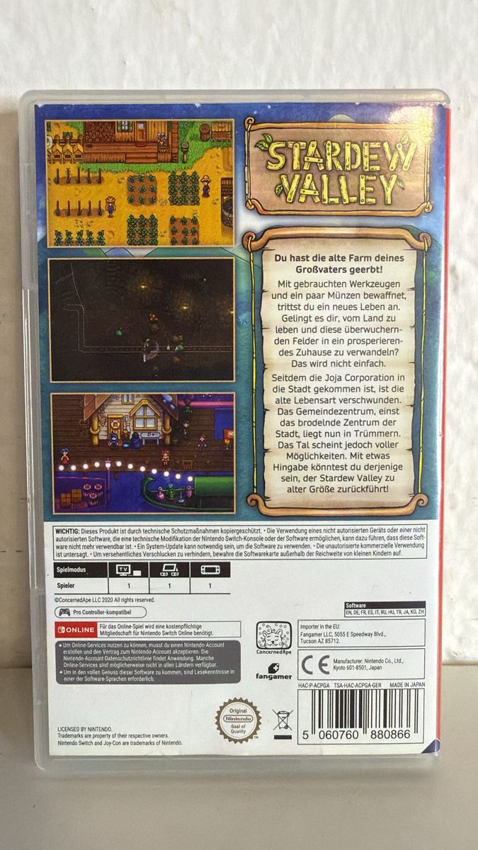 Nintendo Spiele: Stardew Valley - Nintendo Switch Game – Gebraucht aus Ehrendingen von bubulence 1