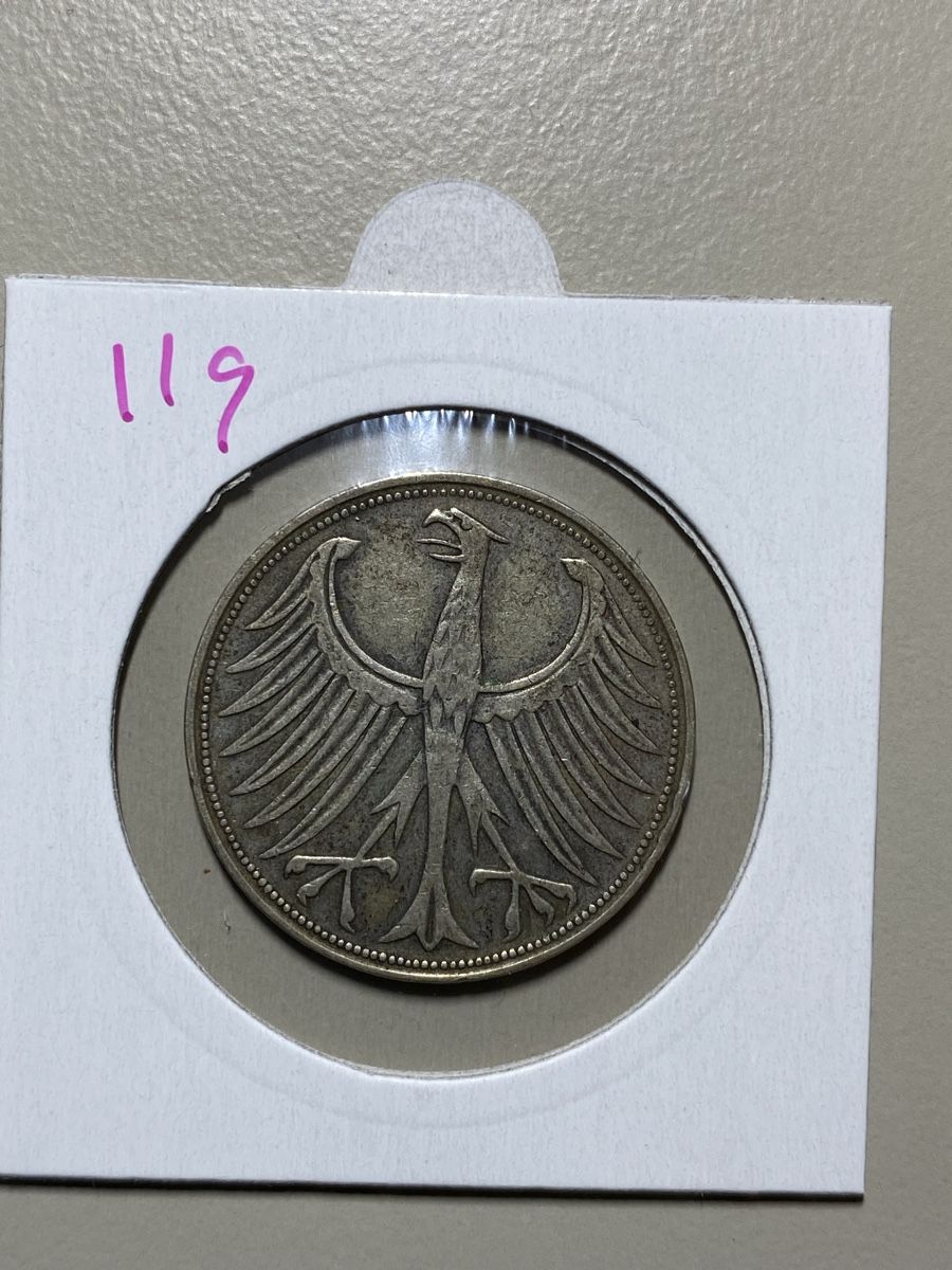 Tutti le monete: Allemagne - 5 DM - 1951 - AG  – Usato da Payerne venduto da Mike1682 2