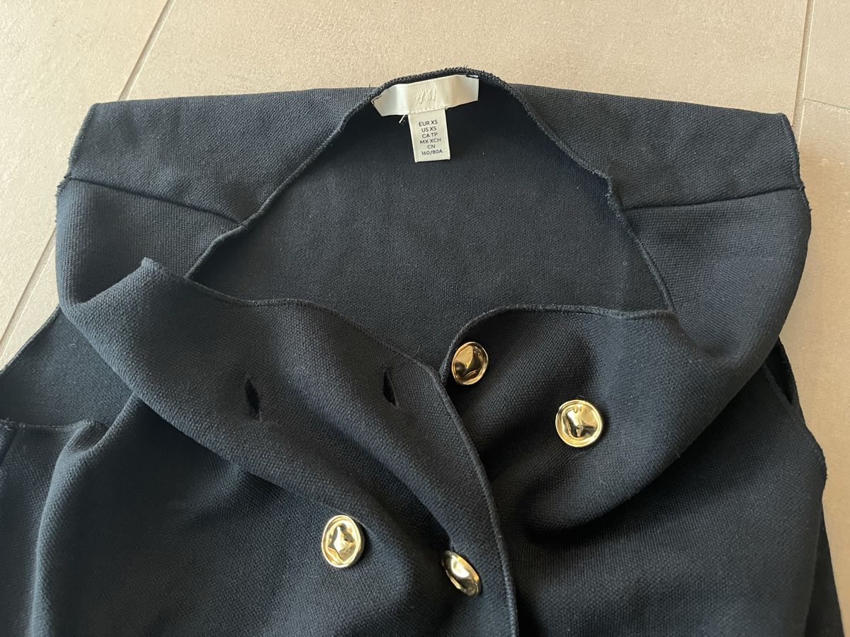 H&M Gilet & Giacche senza maniche: Strickweste navy XS neu – Nuovo (secondo la descrizione) da Birrwil venduto da vanyboo 3