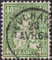 1864, Nr.34 sehr schönes Stück von NEUCHATEL, Kat: 100.-
