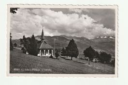 Ansichtskarte Mont Pèlerin Vevey, Kapelle Waadt