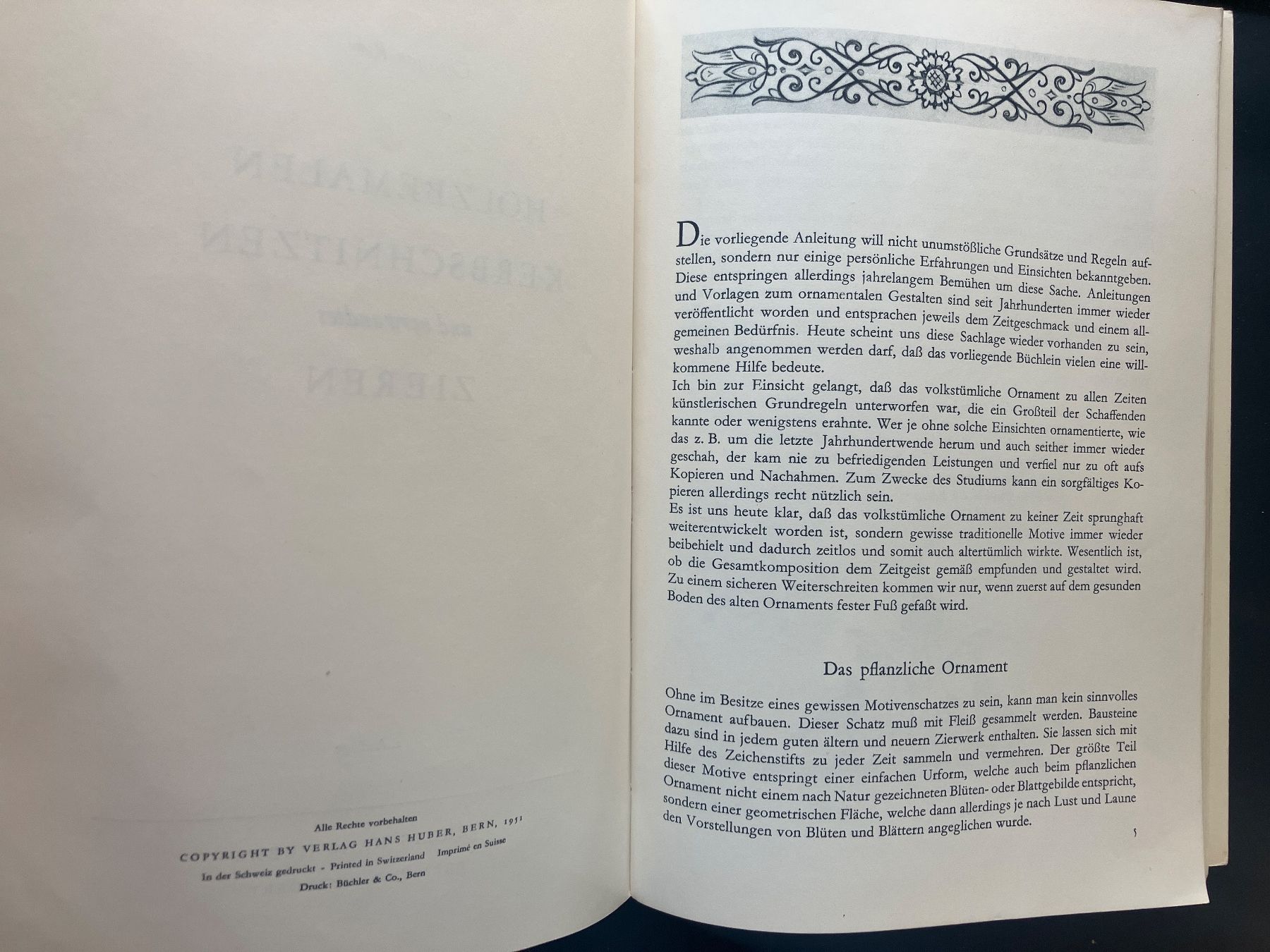 Libri: Holz bemalen, Kerb schnitzen. C. Rubi, 1951 – Usato da Wangen ZH venduto da day01 1