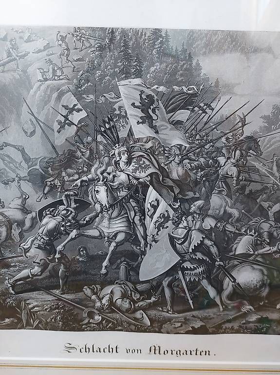 Poster & Bilder: Schlacht von Morgarten gerahmtes Bild – Gebraucht aus Wetzikon ZH von flo_vg2f 1