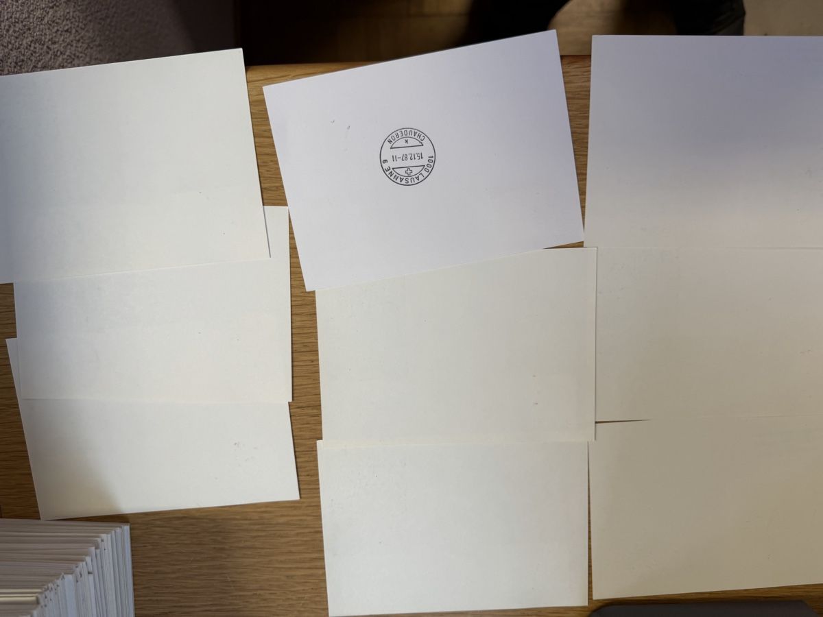 Alle Briefmarken: 27 Karten Tag der Briefmarke  – Neu (gemäss Beschreibung) aus Murgenthal von Tina_4055 9