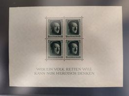 Block Deutsches Reich 1937 4 * 6 Pf.