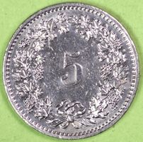 1975  /  FR. 0.05 - MÜNZE  /  SEHR GUT ERHALTEN