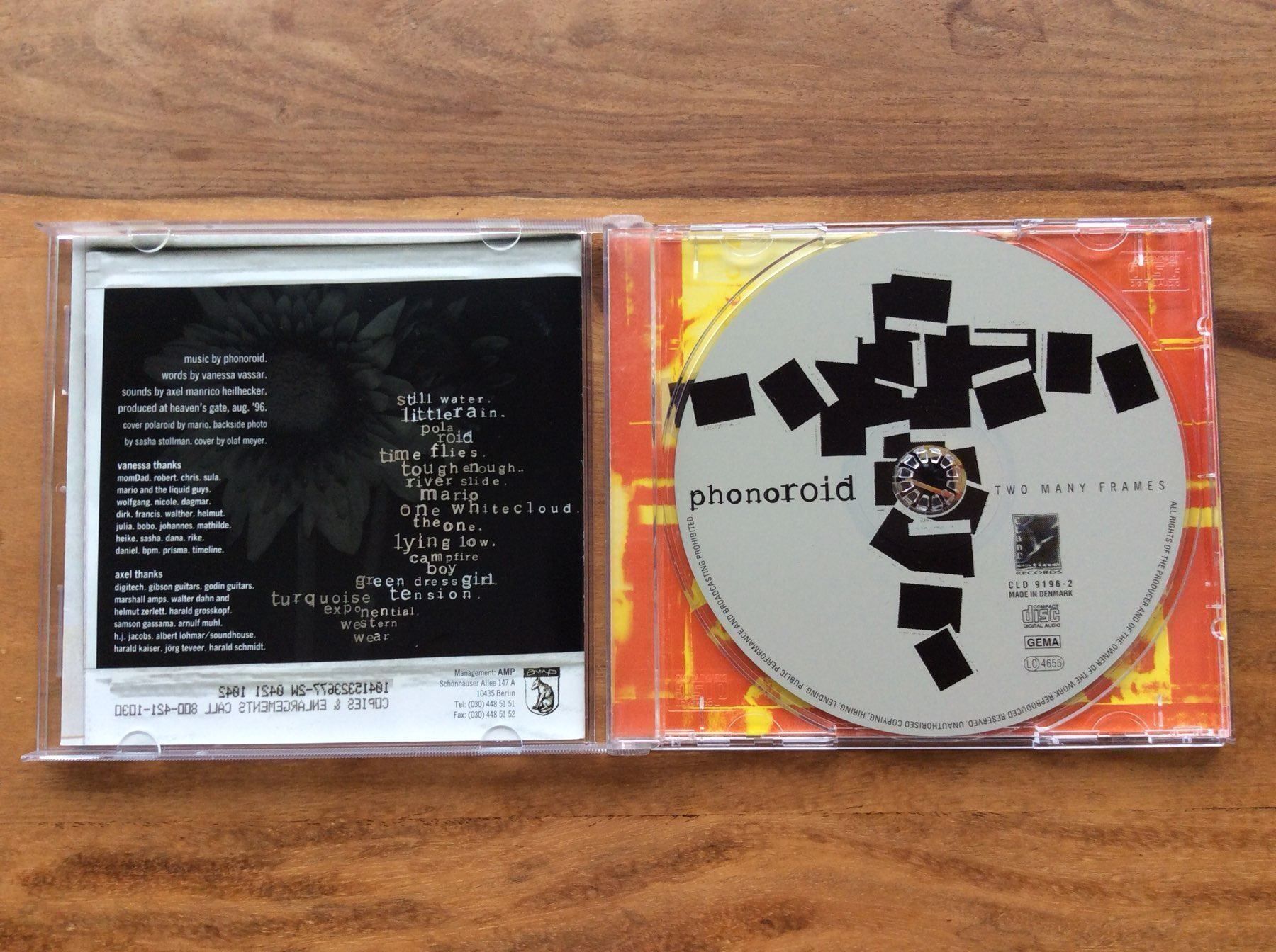 CDs: CD Phonoroid – Two Many Frames – Gebraucht aus Horgen von flyingpenguin2000 1