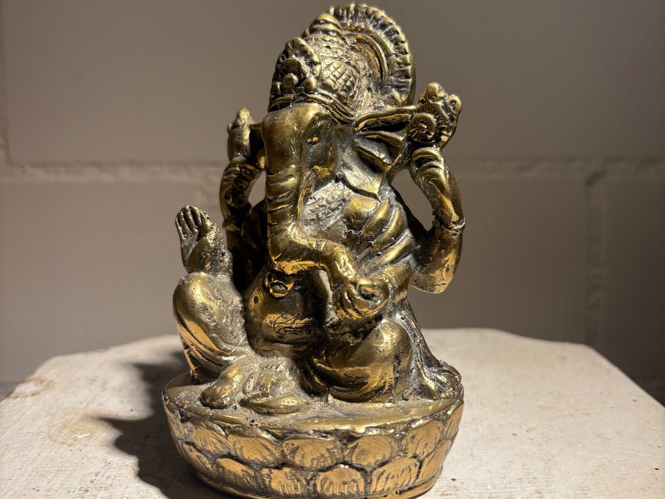 Sculptures & Statues: Ganesha Statue 13 cm Bronze – D'occasion à Lenggenwil par Unique_