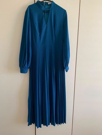 Kleid petrol Grösse 2XL mit Faltenrock Neu