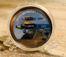Belair übernimmt 8 Fokker Gedenkmedaille (1931), Rarität!
