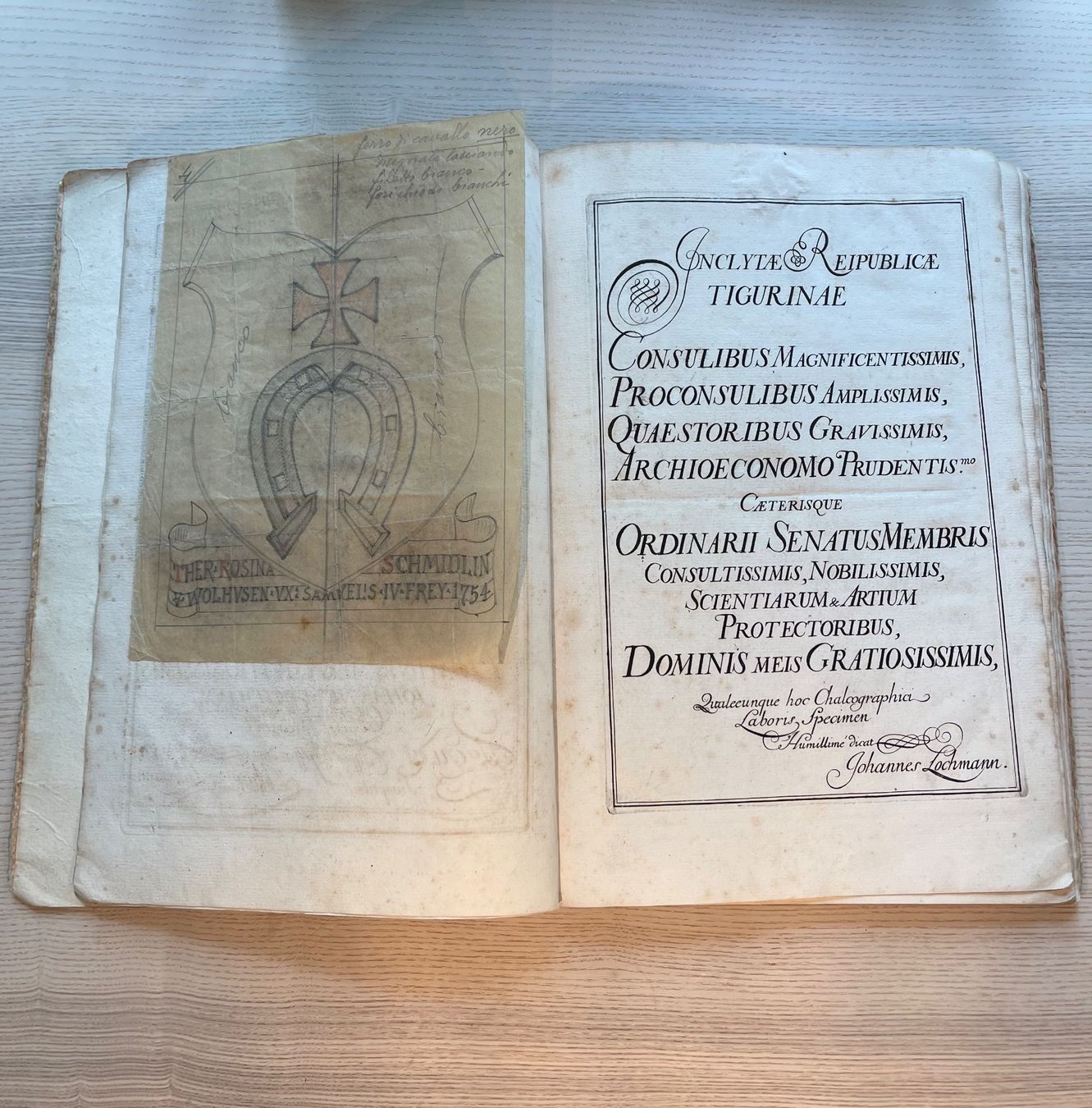 Libri: Scheuchzer, Alphabethi ex diplomatibus 1730 – Usato da Bern venduto da xberg36 1