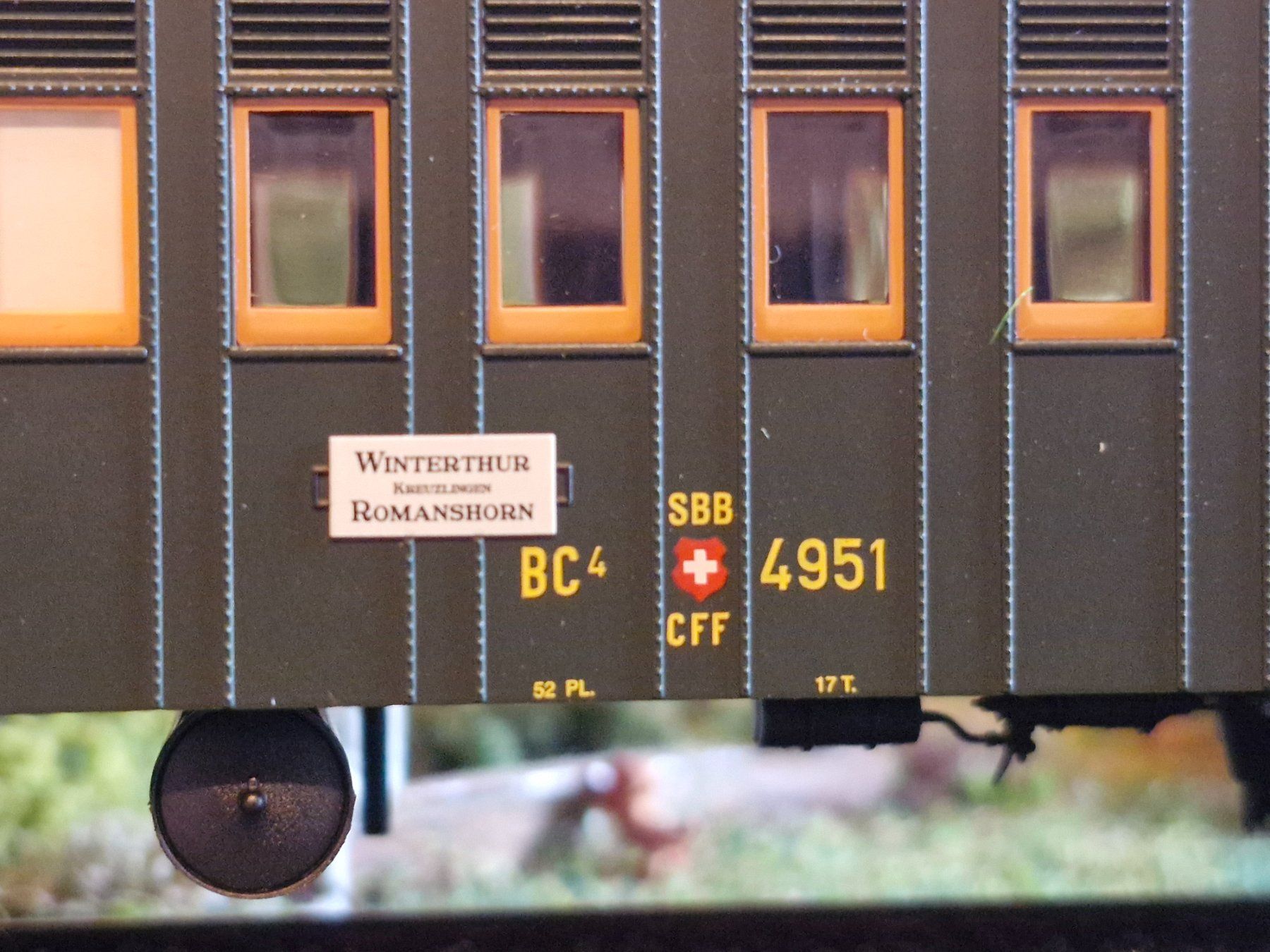 Brawa Modellini di ferrovie: Brawa BC4 SBB 4951 – Usato da Stans venduto da marlene330 1