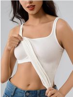 NEUES Top weiss mit integriertem BH Gr. S - 226402