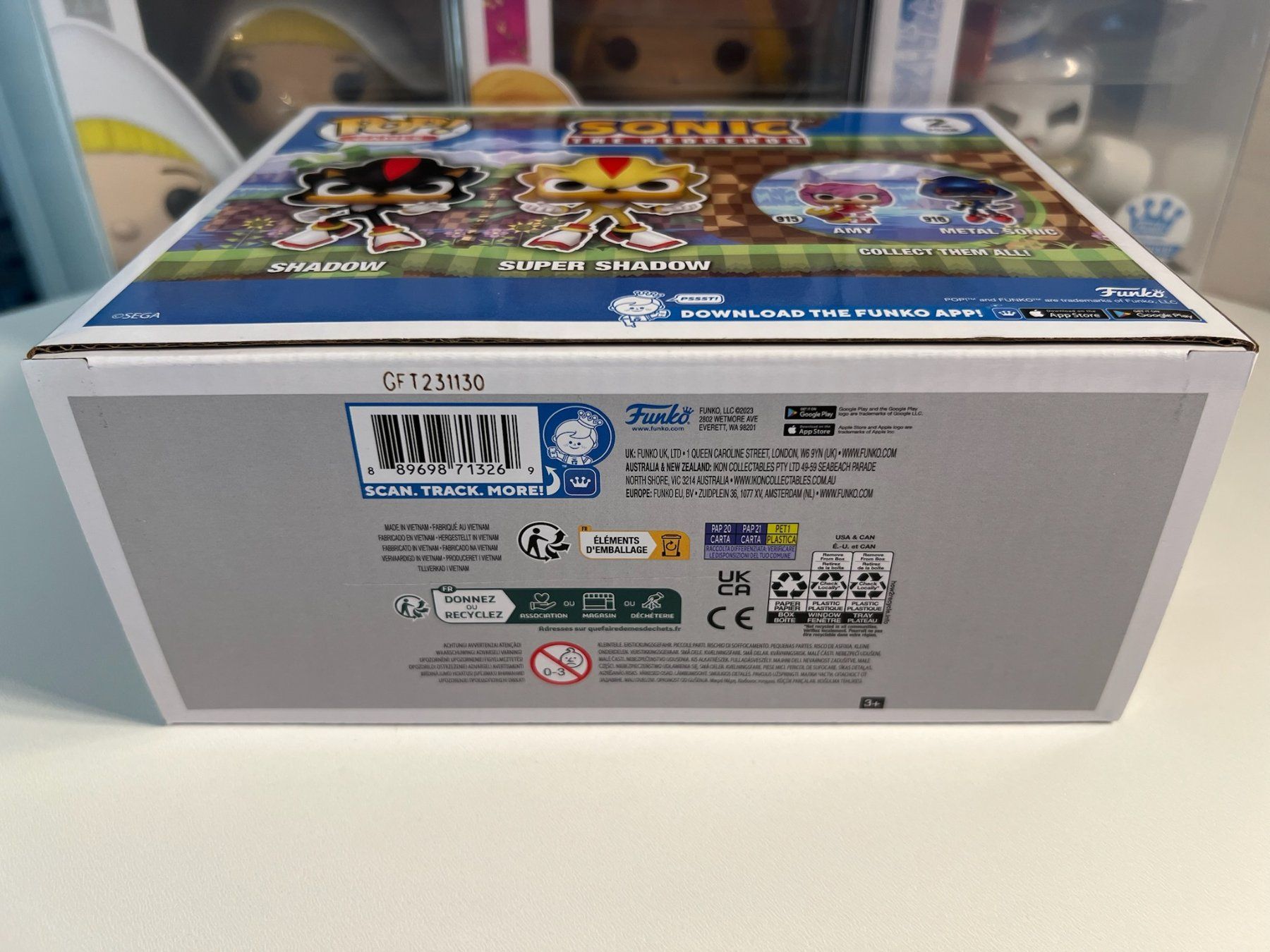 Funko Statuette: Funko POP! Games Sonic the Hedgehog Shadow & Super Shadow – Nuovo e nell'imballaggio originale da Le Mouret venduto da perfectbijou 5