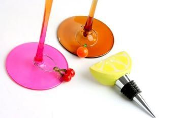 Apribottiglie & Tappi per chiusura: Geschenkidee Wein-Set: Flaschenverschluss & Gläsermarkierer – Nuovo e nell'imballaggio originale da Schaffhausen venduto da AtelierPudesco 5