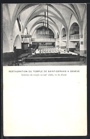 Ansichtskarten: Genève, Restaurant du Temple de Saint-G – Gebraucht aus Berlin von bartko-reher