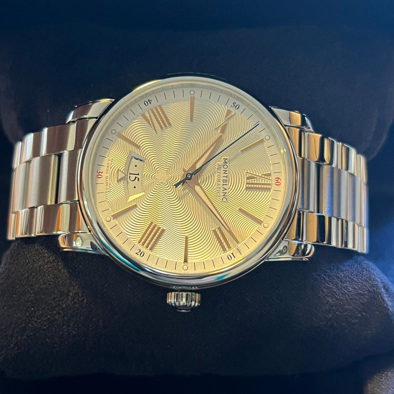 Montblanc Orologi: Montblanc 4810 Silver Dial Auto Full Set 7390 – Usato da Carouge GE venduto da Watchaser 6
