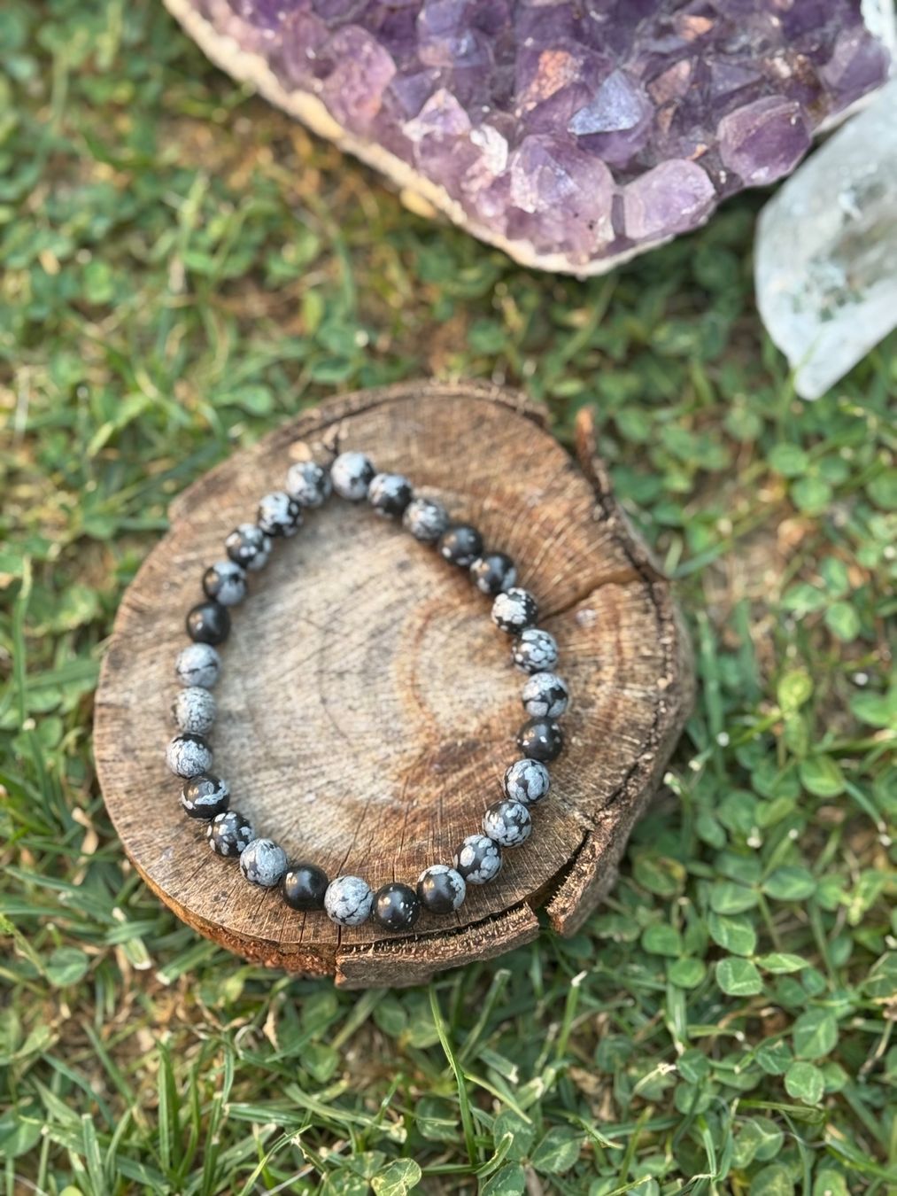 Bracelets: Armband Schneeflockenobsidian 6mm – Neuf (Voir description) à Russikon par Jennyfee_07 2