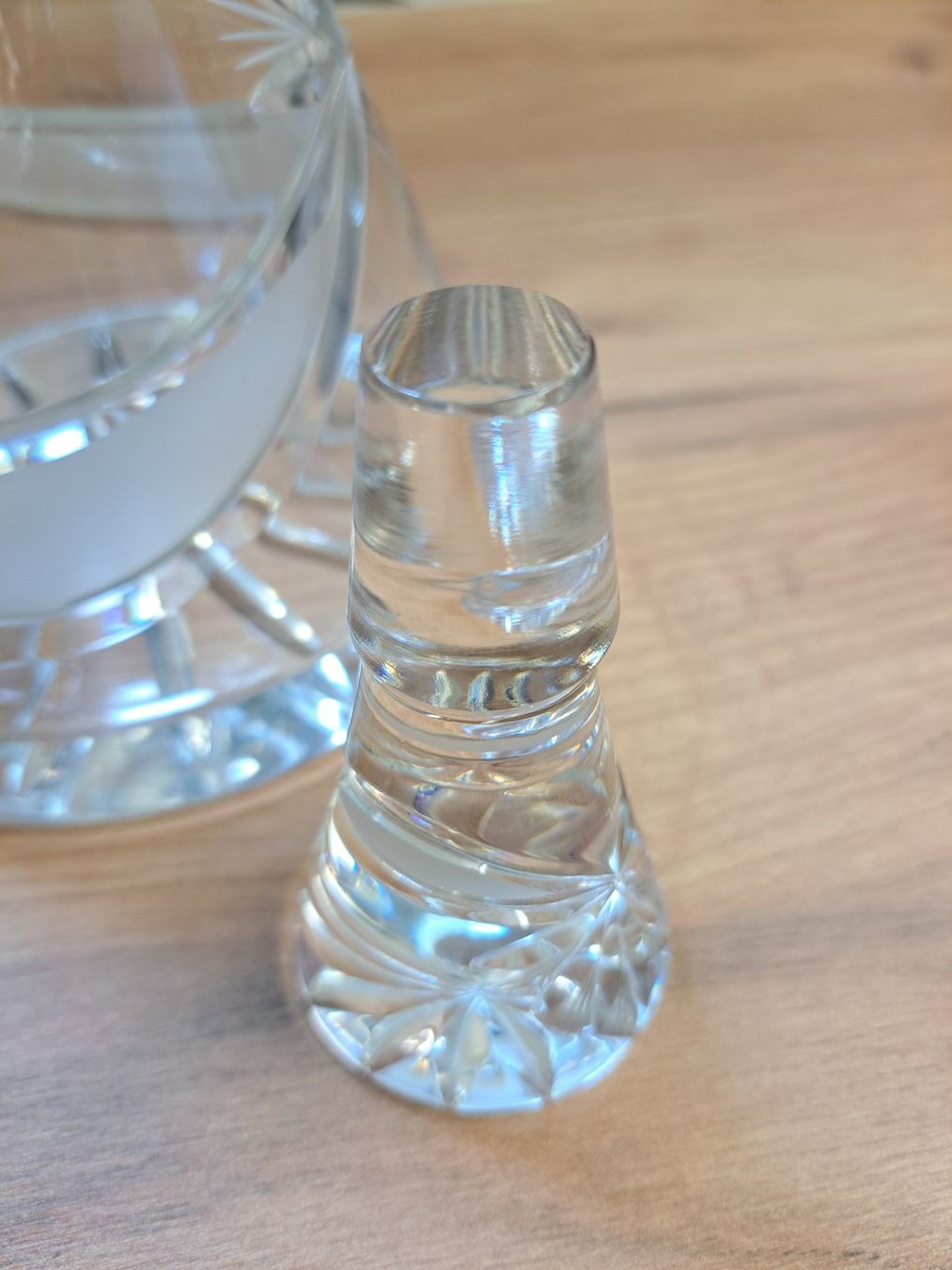 Carafes: Vintage Kristallglas-Karaffe als Likör- oder Wein-Dekanter – D'occasion à Hauptwil par maexchen71 5