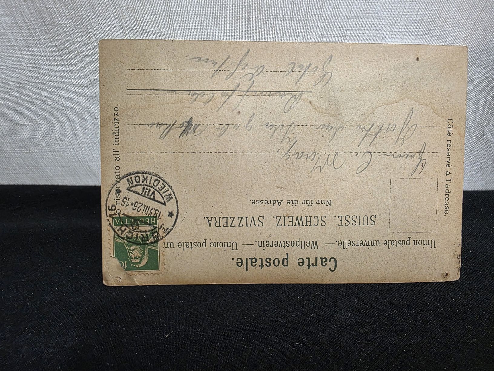 Cartoline postali: Alte Ansichtskarte, Restaurant Blumenau, Zuerich, – Usato da Wolfertswil venduto da Antiko 1