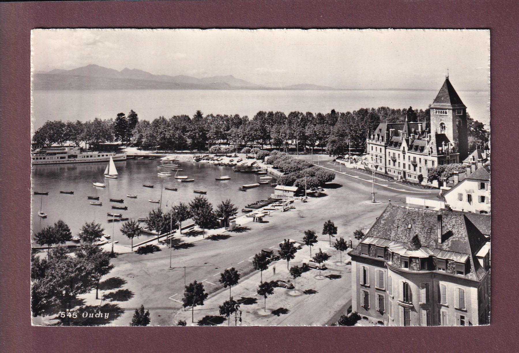 Cartoline postali: LAUSANNE - Ouchy - Château – Usato da Pully venduto da nicecards