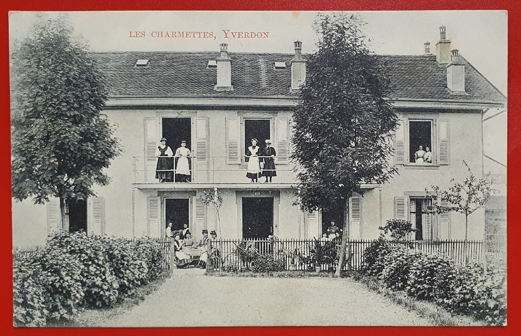 Ansichtskarten: Yverdon 1909 - Les Charmettes – Gebraucht aus Kreuzlingen von Rschweiz1
