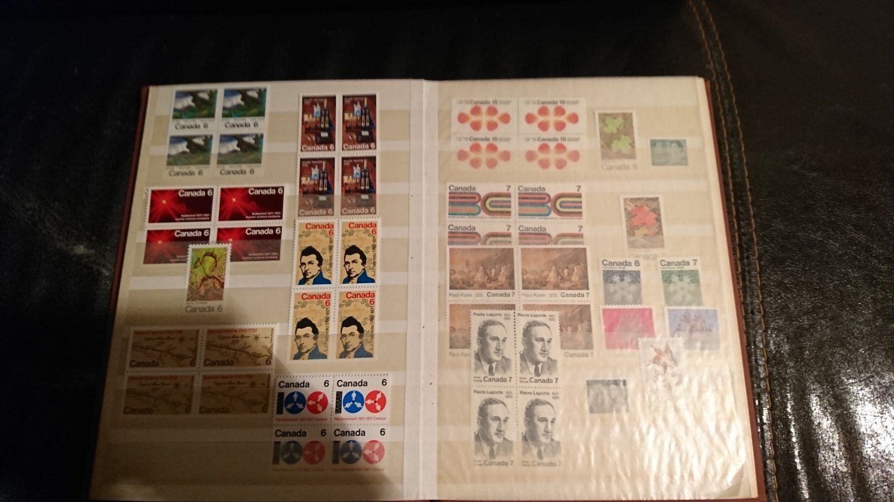 Alle Briefmarken: Sammlung Kanada 1969-1974 ** meist VB+ZD – Neu (gemäss Beschreibung) aus Remetschwil von Hofiii 8