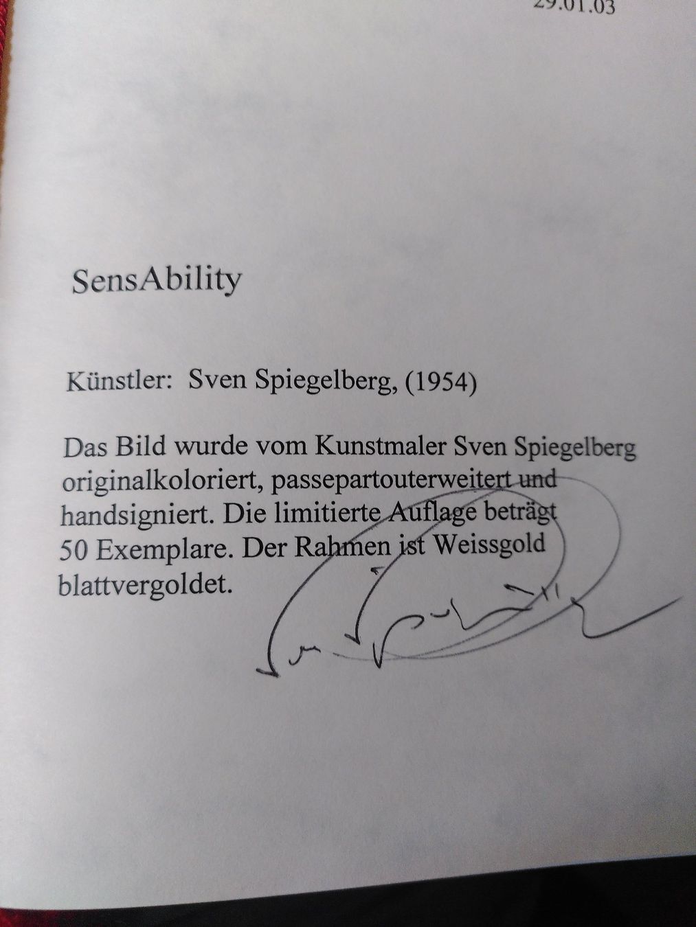 Dipinti: Gemälde "SensAbility" von Sven Spiegelberg – Usato da Bergdietikon venduto da fab_mg68 1