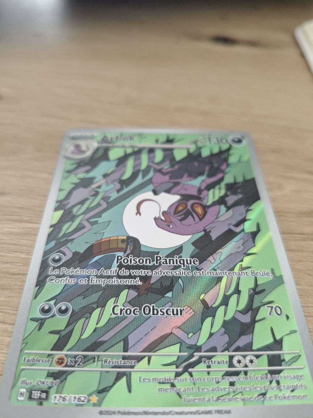 Pokémon Carte collezionabili: Arbok FR 176/162 Forces Temporelles – Nuovo e nell'imballaggio originale da Develier venduto da Ant_ckl5 2