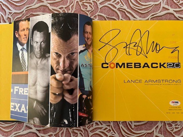 Autografi: Libro autografato Lance Armstrong Comeback 2.0 - COA PSA – Nuovo (secondo la descrizione) da S. Pietro venduto da SORETOLO 2