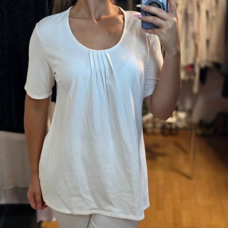 Damen T-Shirt Weiß 100% Baumwolle Gr. 2XL Neu