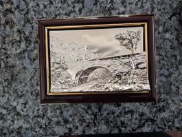 Marcello Giorgio - Schatulle - Silberlaminat + Edelholz