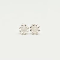 Ohrstecker Mondstein & Silber 925 (13329)