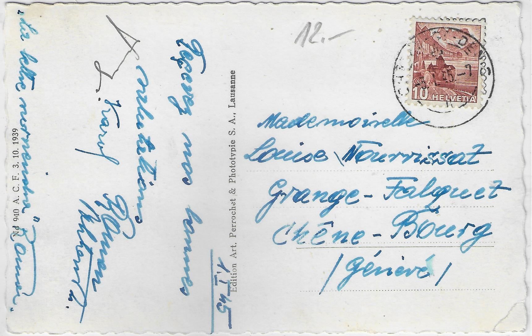 Cartoline postali: Le Mont Corbettaz sur Chatel St- Denis – Usato da Ettingen venduto da Kartenplanet 1