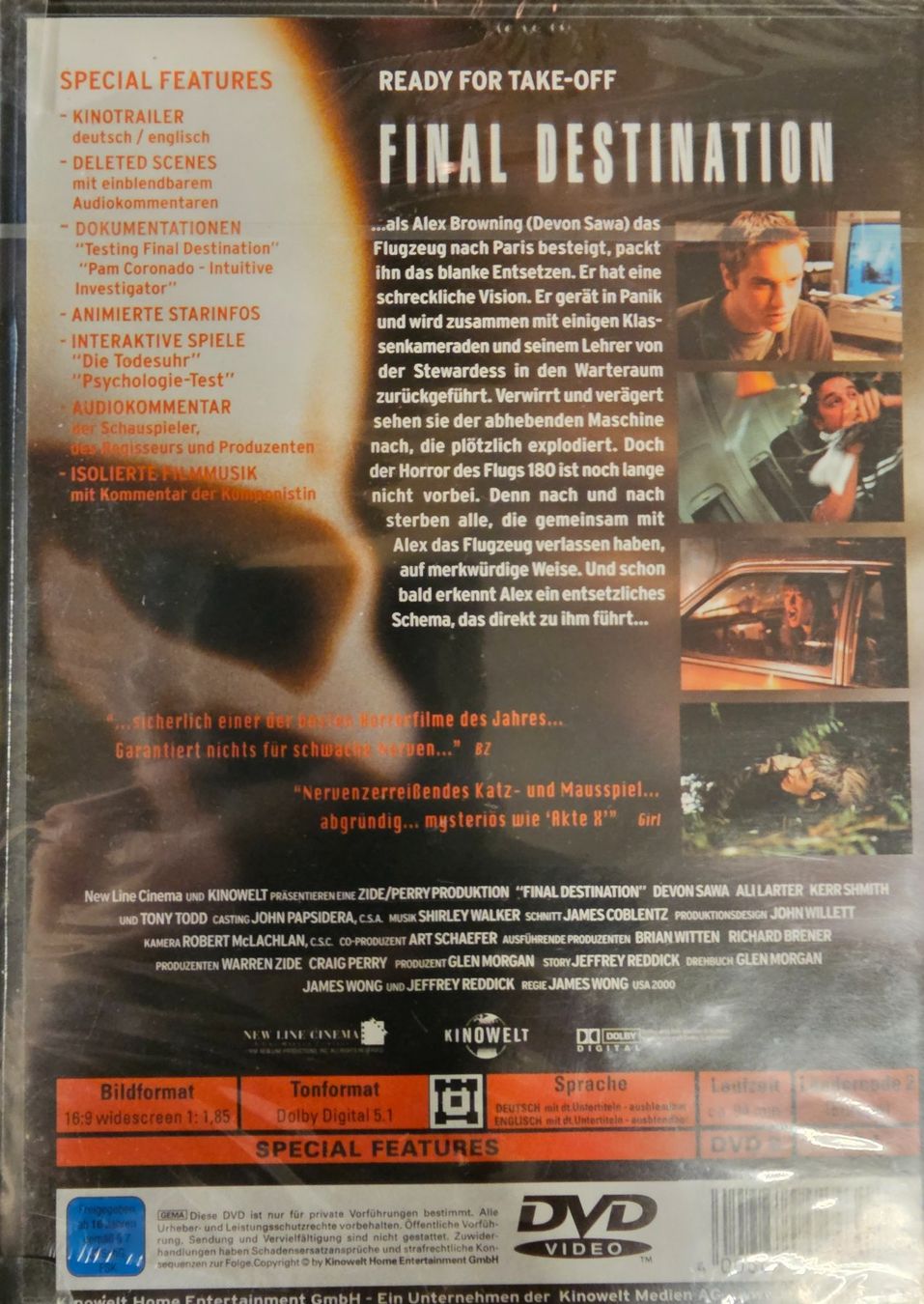 Tutti i DVDs: Final Destination – Nuovo e nell'imballaggio originale da Wahlen b. Laufen venduto da Cg10 1