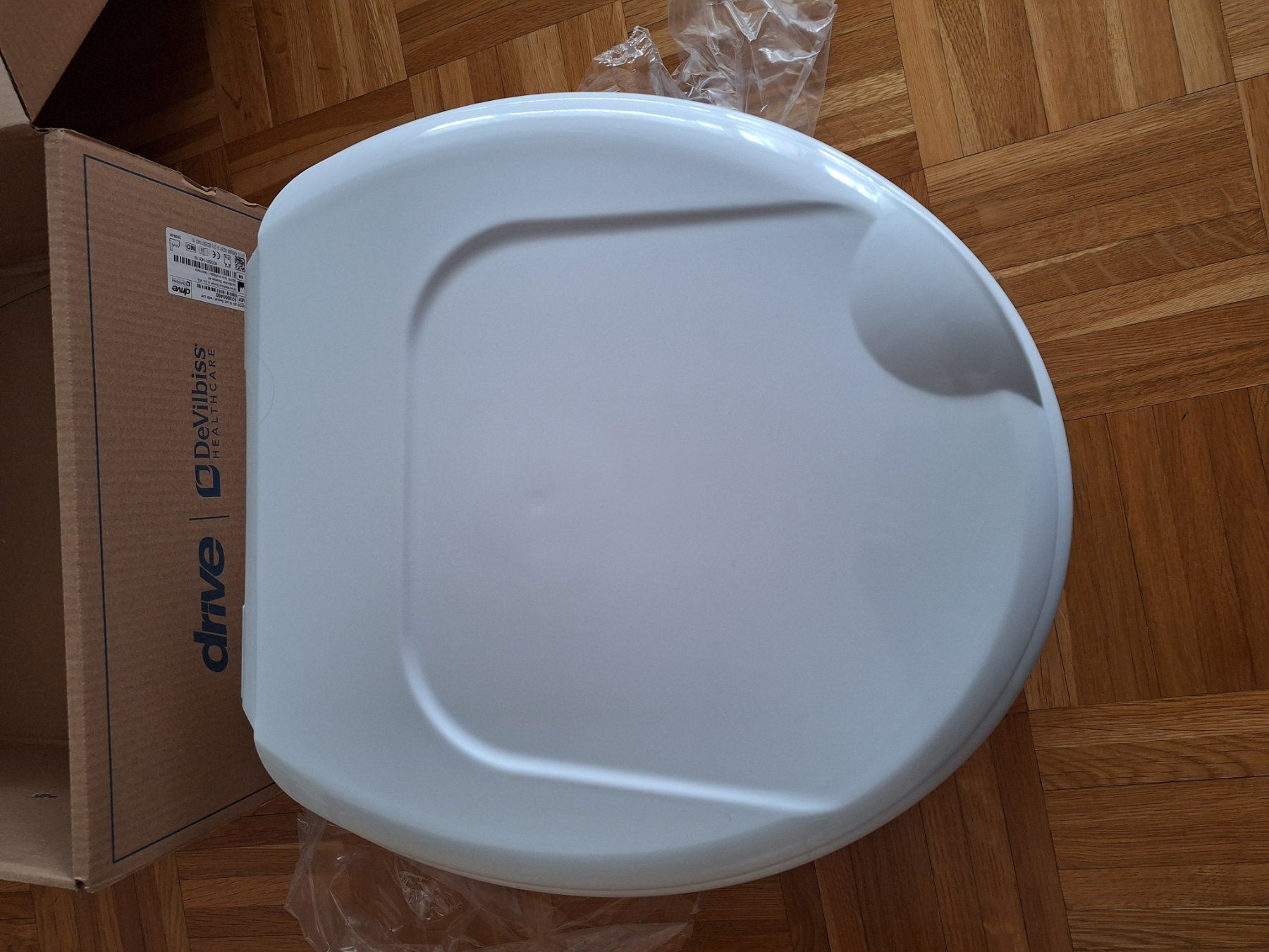 WC: Toilettensitzerhöhung mit Deckel – Nuovo e nell'imballaggio originale da Dagmersellen venduto da mountainmama 3