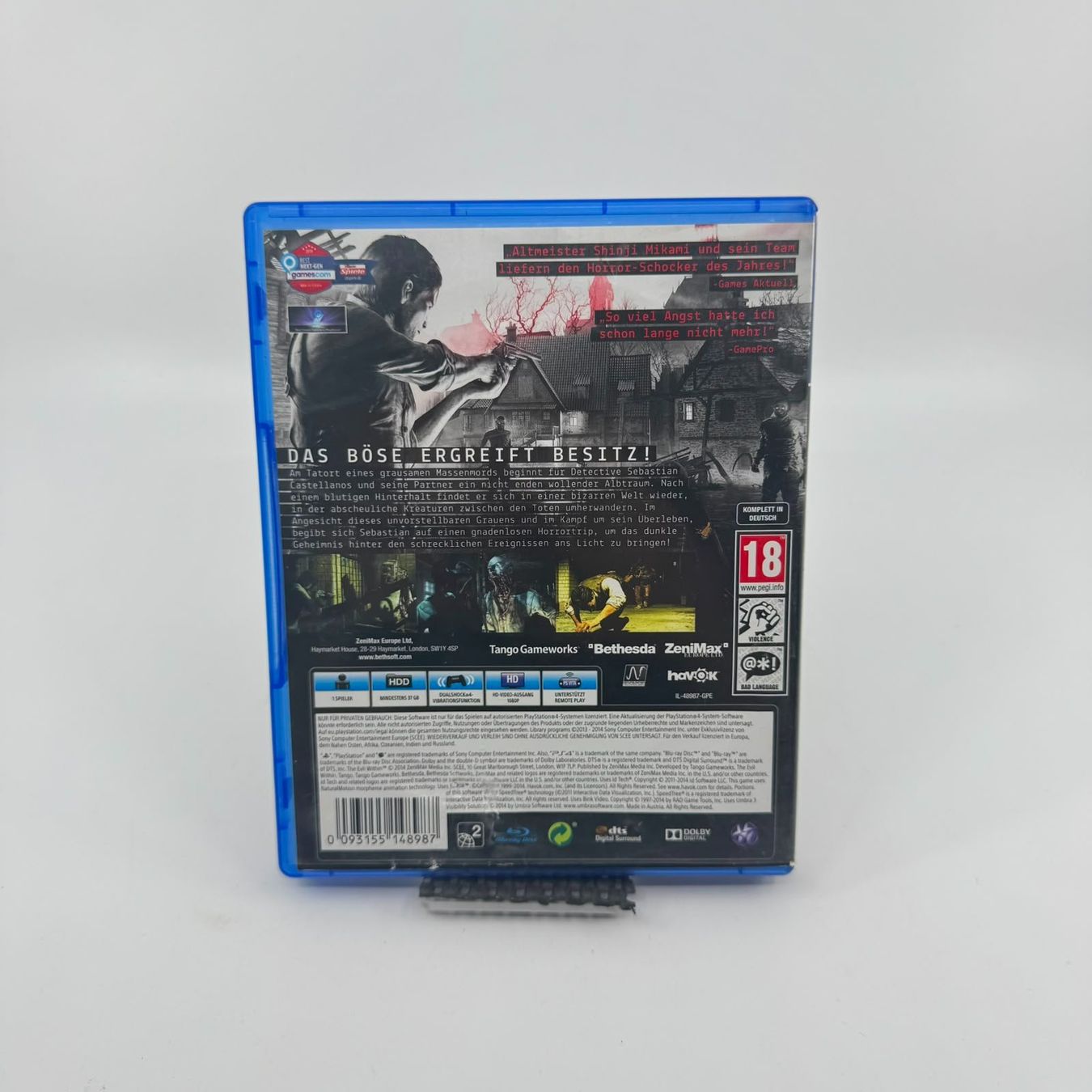 Jeux: The Evil Within (PS4) – D'occasion à Herisau par Seyashop1 2