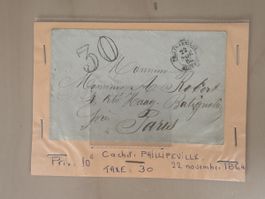 Lettre Ancienne de 1864 - Philippeville Alger à Paris
