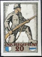 Infanterie Rgt 20, geschn, 1.WK, Wi 4.Div 22-2