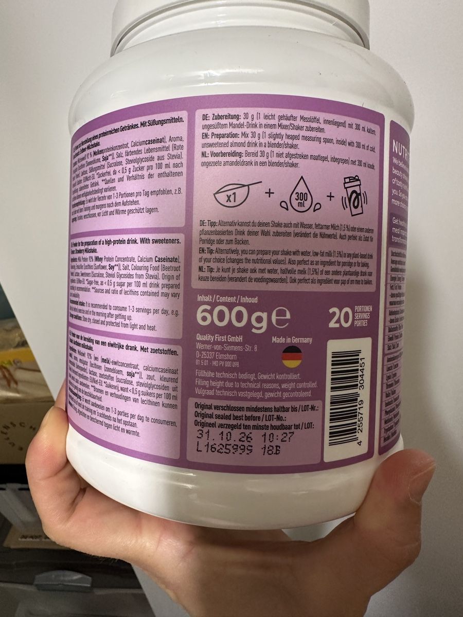 More Nutrition Lebensmittel & Spezialitäten: More Milchshake Erdbeere – Neu und originalverpackt aus Wetzikon ZH von lugis 1