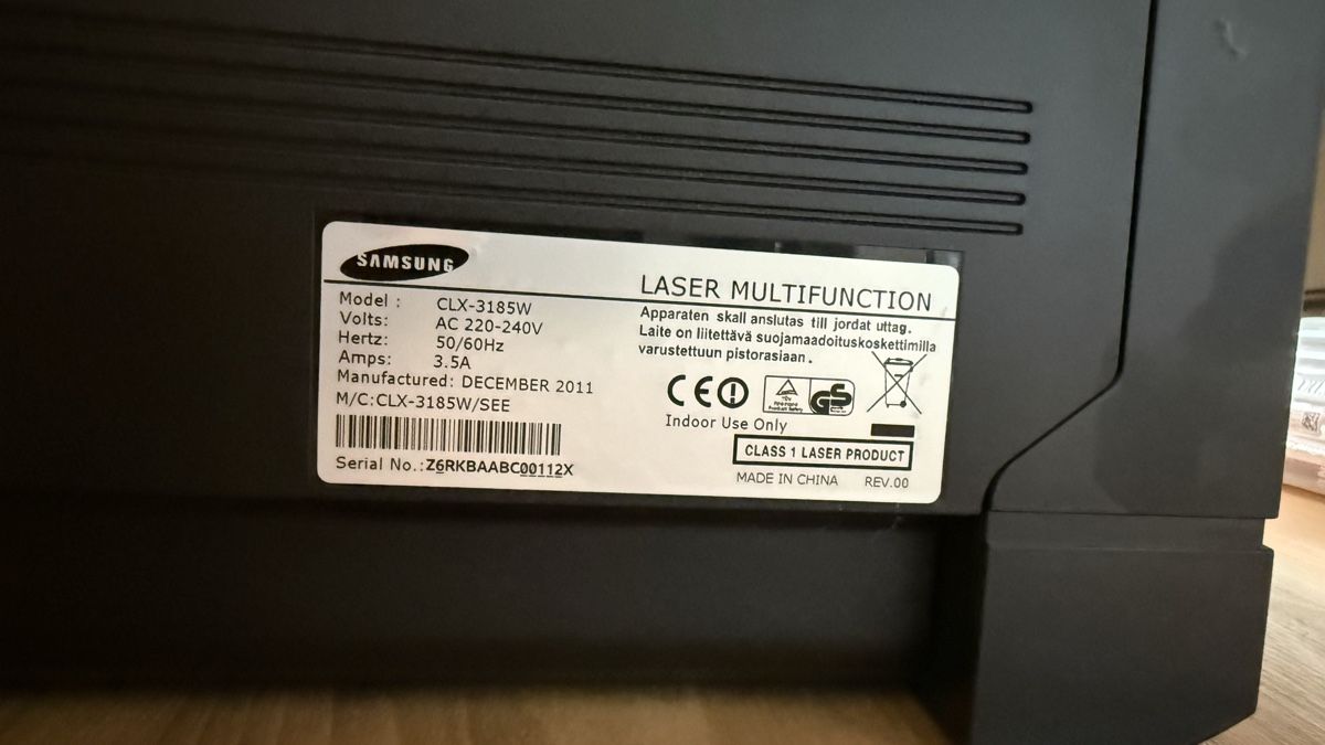 Samsung Stampanti: Samsung CLX-3185W Laser Multifunction Drucker – Usato da Tann venduto da aaronwnter 2